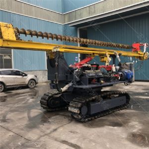 履帶光伏鉆孔機，光伏螺旋鉆孔機報價(jià)